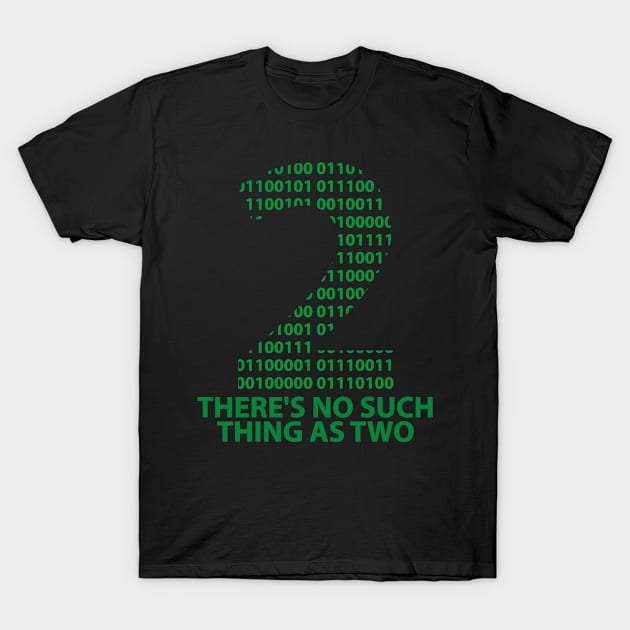 There's no such thing as two T-Shirt by tonycastell